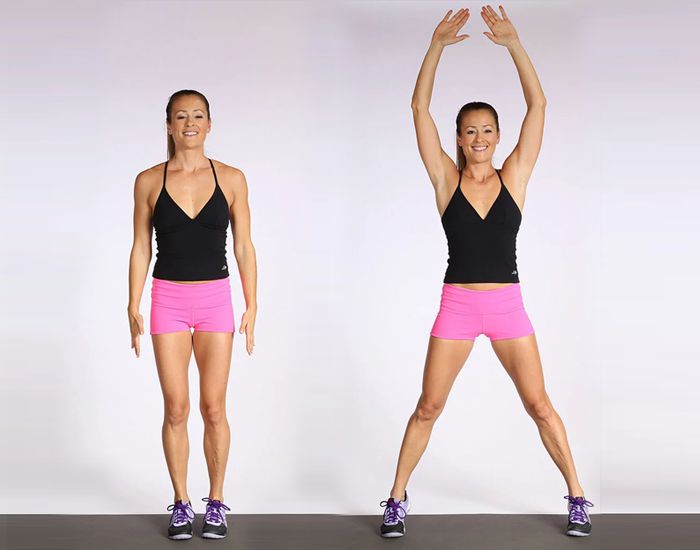 Tập luyện Jumping Jacks thường xuyên sẽ giúp đốt cháy lượng mỡ thừa toàn thân