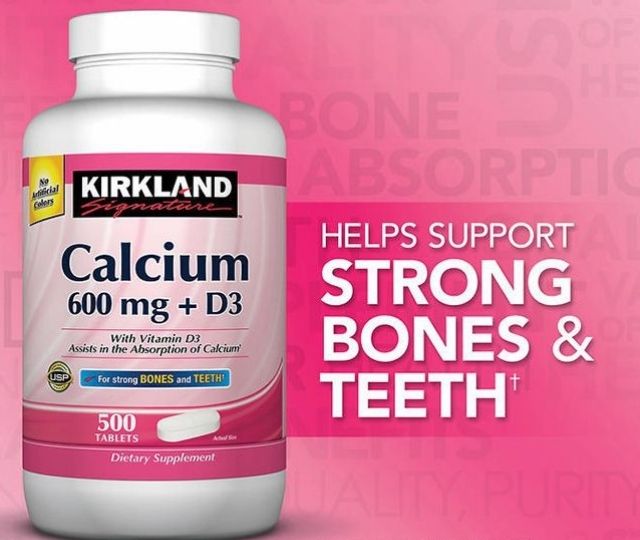 Các sản phẩm của Kirkland - Kirkland Signature Calcium 600mg + D3