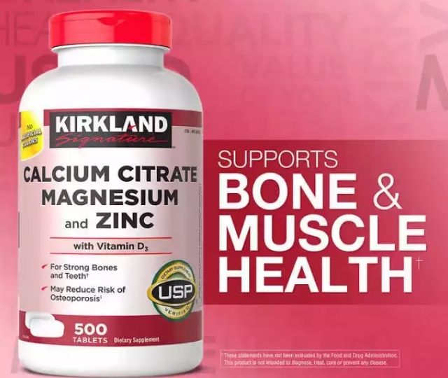 Kirkland Calcium Citrate Magnesium and Zinc