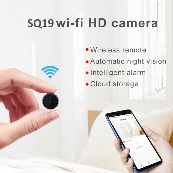 Camera mini loại nào tốt Camera mini IP không dây SQ18- 