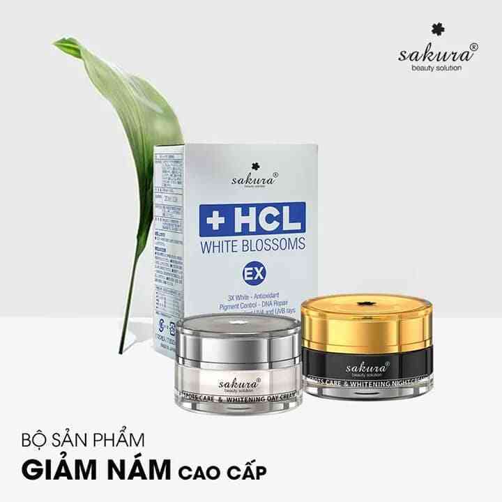 Kem trị nám tàn nhang nào tốt - Bộ kem trị nám Sakura Nhật Bản