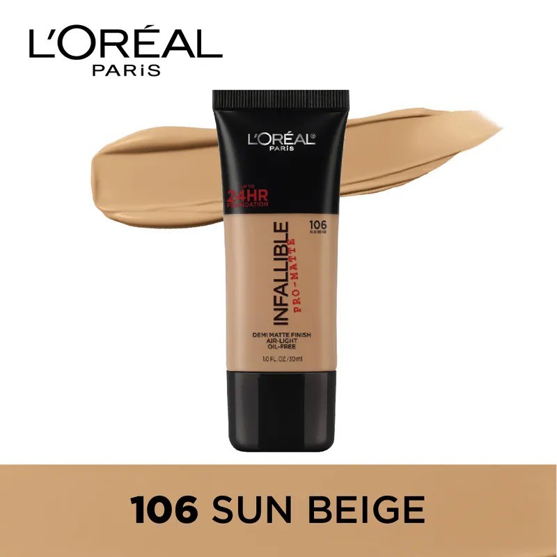 L’Oreal Infallible Pro-Matte là loại kem nền tốt cho da dầu