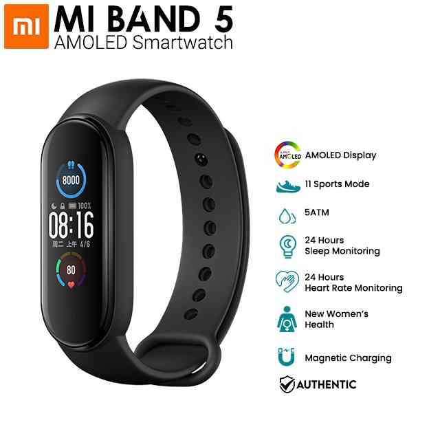 Đánh giá Xiaomi Miband 5 - Vòng đeo tay Mi Band 5 vẫn mang phong cách thiết kế con nhộng