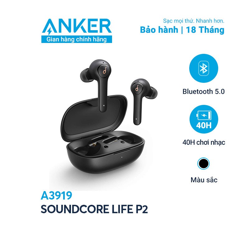 Tai nghe bluetooth TWS Soundcore Life P2