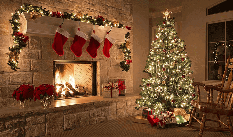 Trang trí Noel trong nhà theo phong cách truyền thống