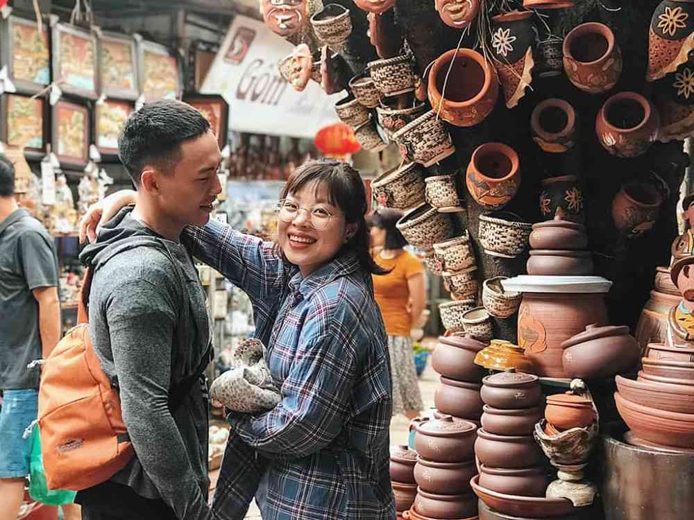Nhân dịp Valentine bạn có thể cùng người yêu đến làng gốm Bát Tràng để cùng nhau có những trải nghiệm thật thú vị