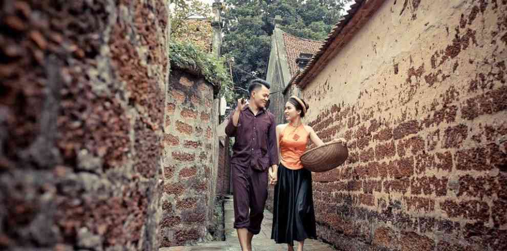 Làng cổ Đường Lâm địa điểm đi chơi Valentine ở Hà Nội