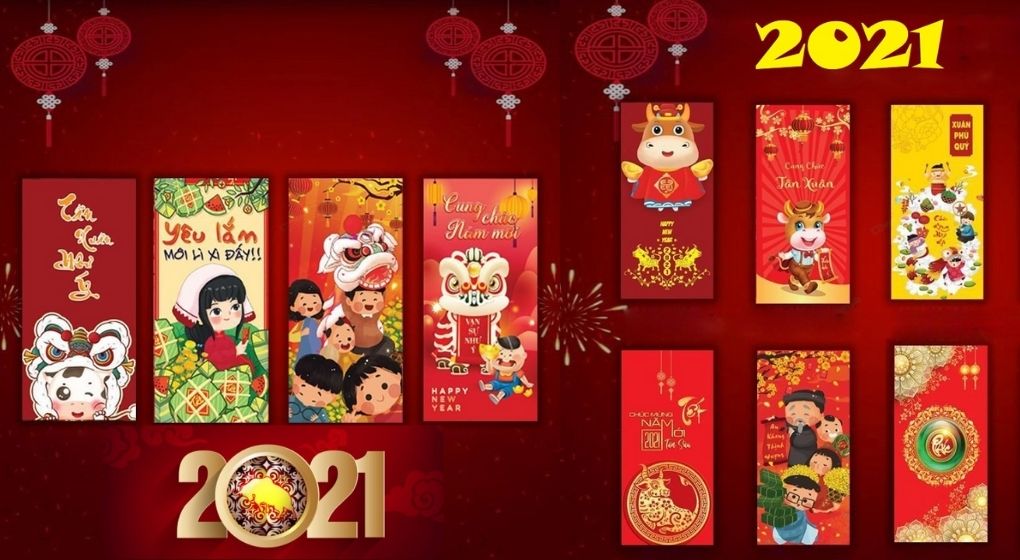 8 Mẫu Bao Lì Xì 2022 Mừng Xuân Nhâm Dần Đẹp Nhất - Shopee Blog