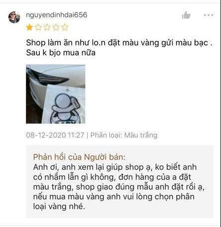 Những review khó đỡ của khách hàng trên Shopee 1