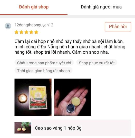 Khách hàng đánh giá đáng yêu, tình cảm