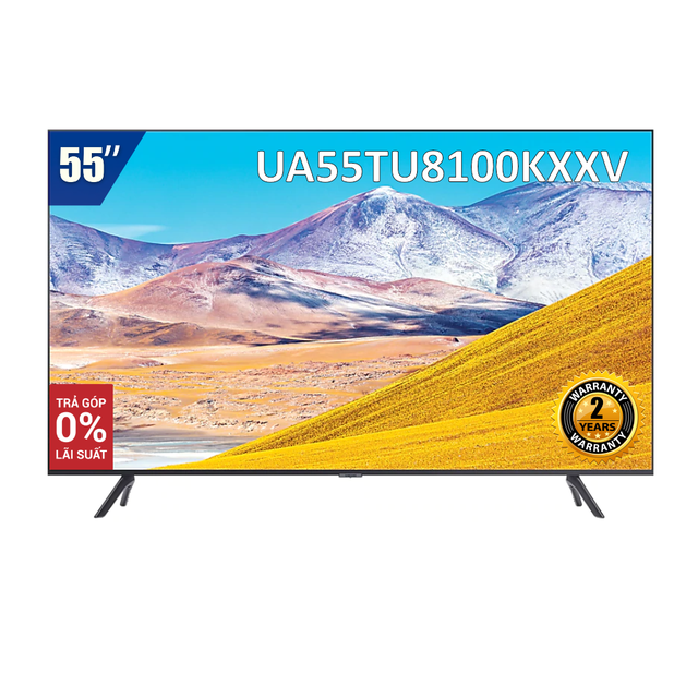 Tivi Smart Tivi 4K UHD Samsung 55 inch UA55TU8100KXXV. 