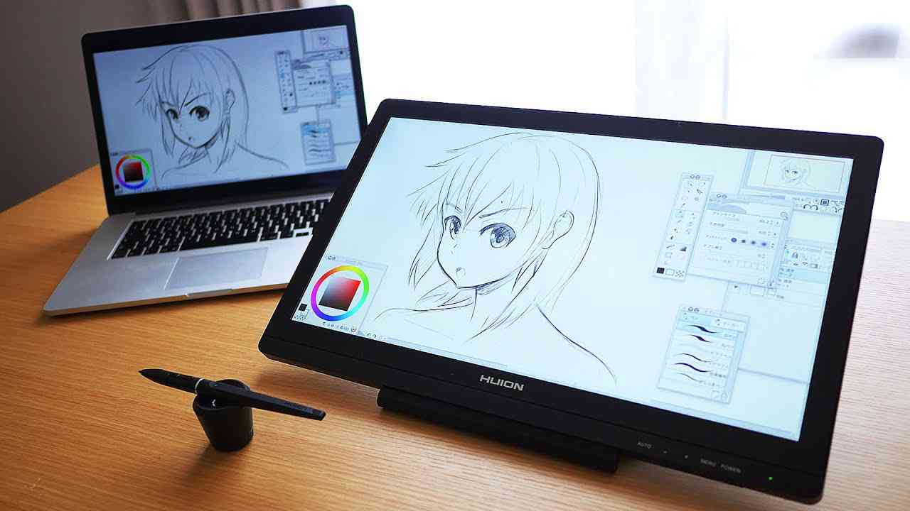 Huion GT-191 Kamvas Drawing Tablet.