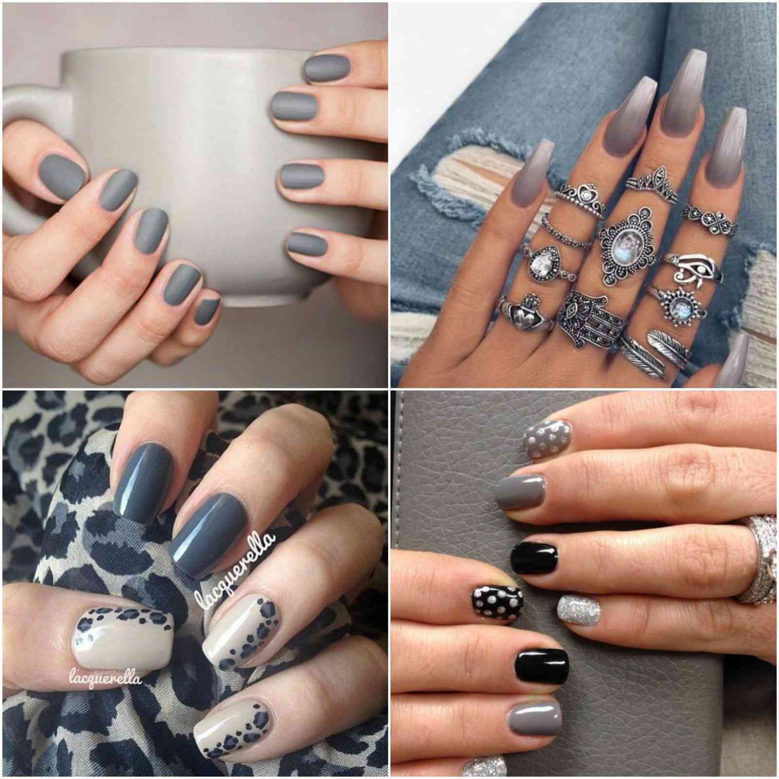 Trọn bộ những mẫu nail màu xám sang chảnh của giới trẻ ưa chuộng nhất 2021  | Nail swag, Móng tay hồng, Nghệ thuật móng tay