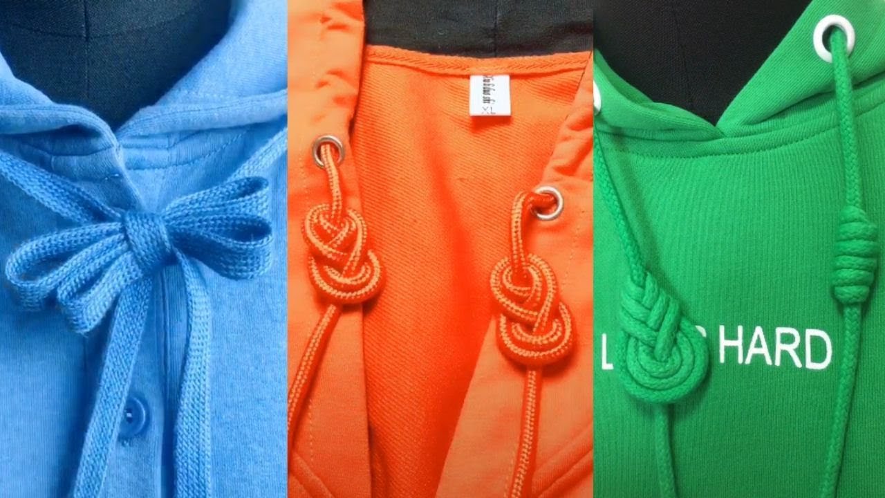 Hướng dẫn cách thắt dây áo Hoodie sành điệu phong cách 7