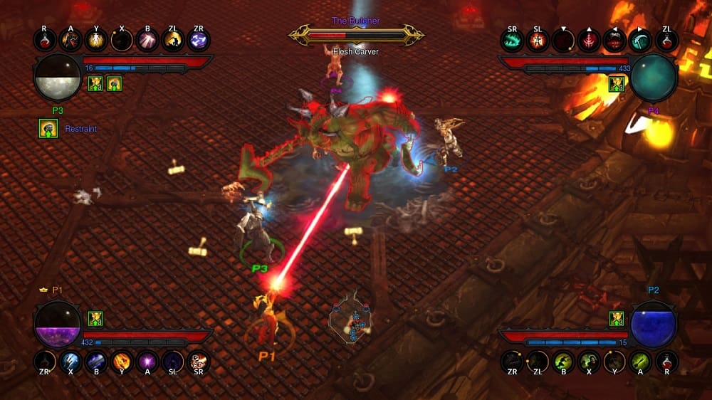 Game PS4 Diablo III có nhịp chơi và thăng cấp độ khá nhanh.