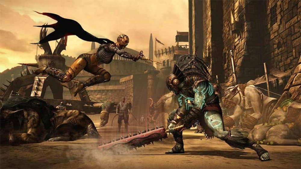 Game PS4 2 người Kombat XL được thiết kế 3D sinh động và có background tuyệt đẹp.