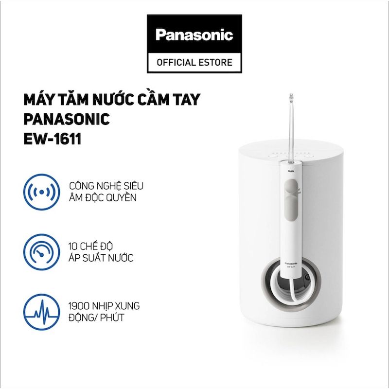 Máy tăm nước panasonic EW 1611 có dung tích lớn hơn so với phiên bản EW1511.