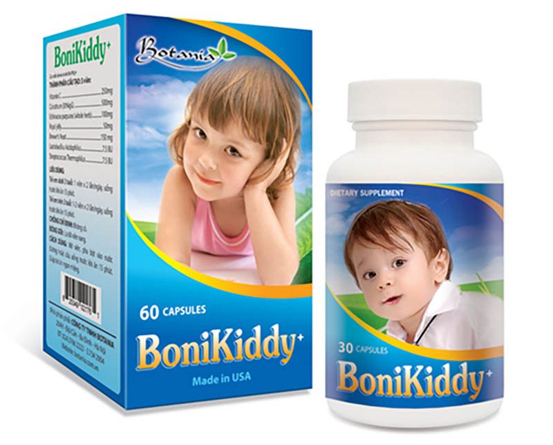 BoniKiddy là thuốc bổ tăng sức đề kháng cho bé dạng viên nén.