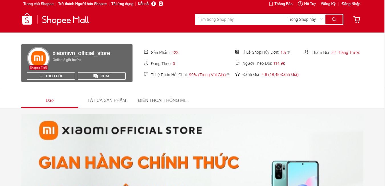 Mua tai nghe Bluetooth tại cửa hàng chính thức trên Shopee.