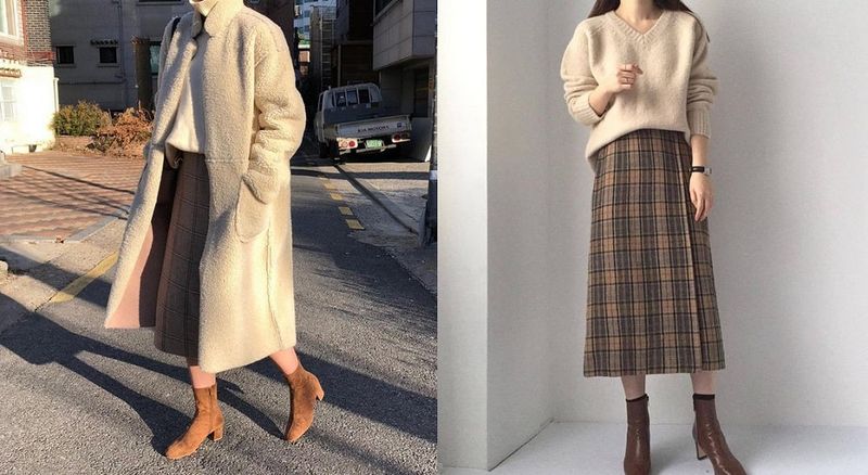 11 cách kết hợp áo len với chân váy cho cô nàng sành điệu