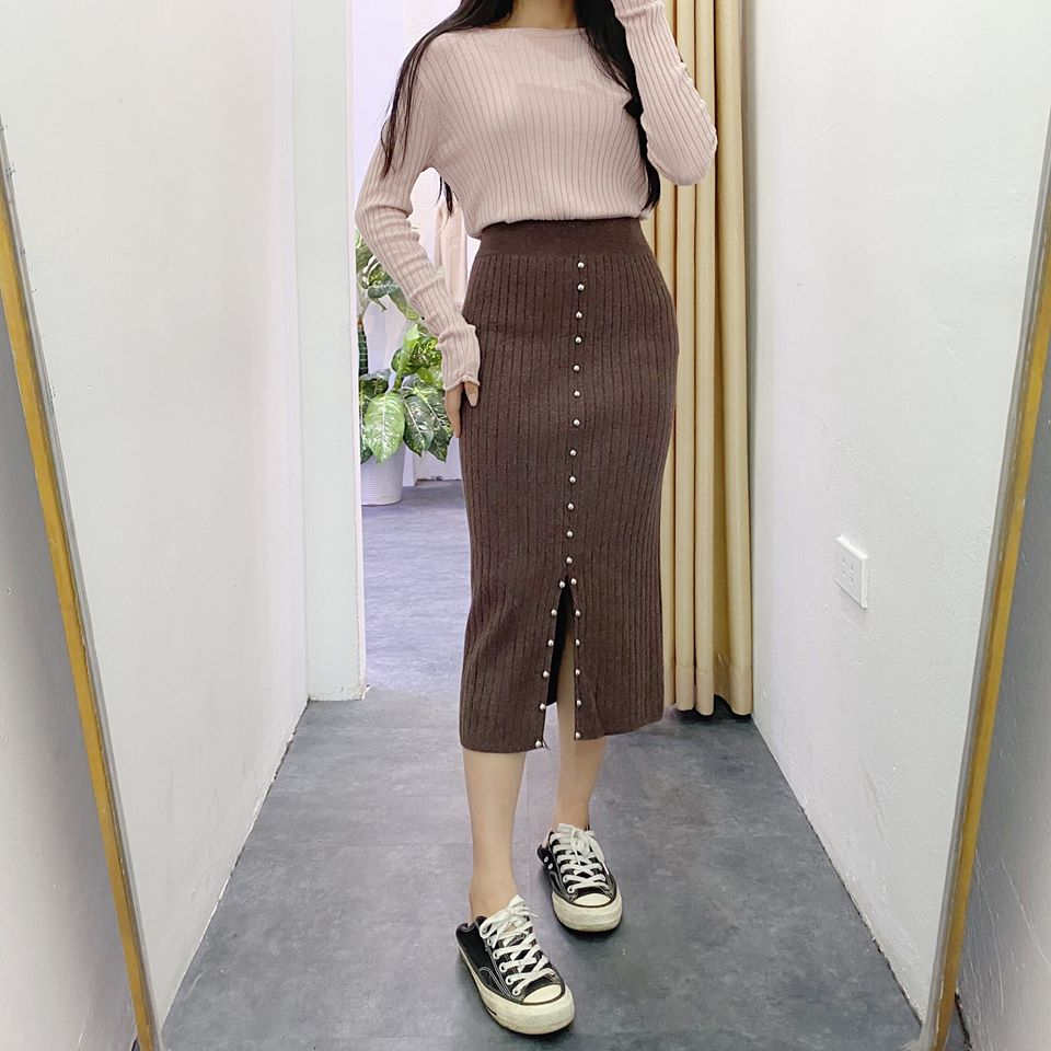 Mix áo len với chân váy ngắn cực xinh xắn xuống phố - Shopee Blog