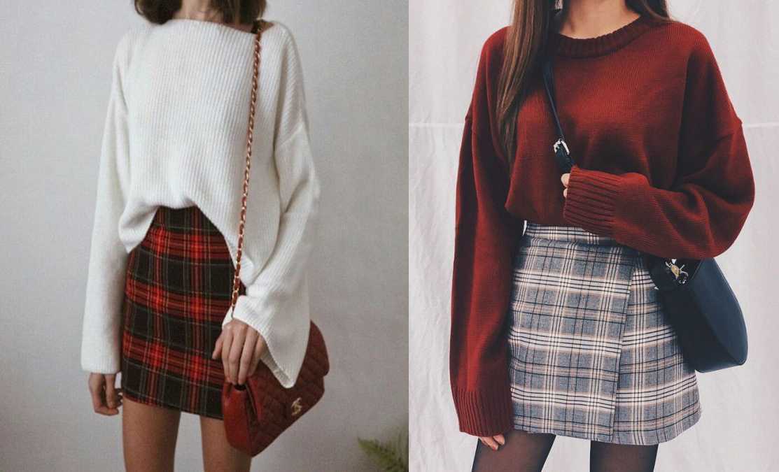 Các kiểu phối sweater với chân váy giúp nàng thật xinh xắn  Shopee Blog