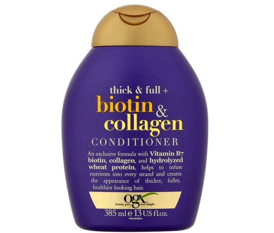 Dầu xả tóc hằng ngày OGX Thick & Full + Biotin & Collagen 