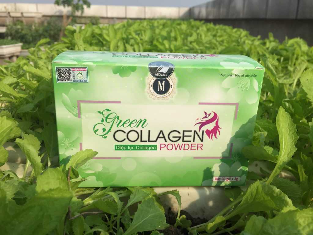 Diệp lục collagen có trị mụn không