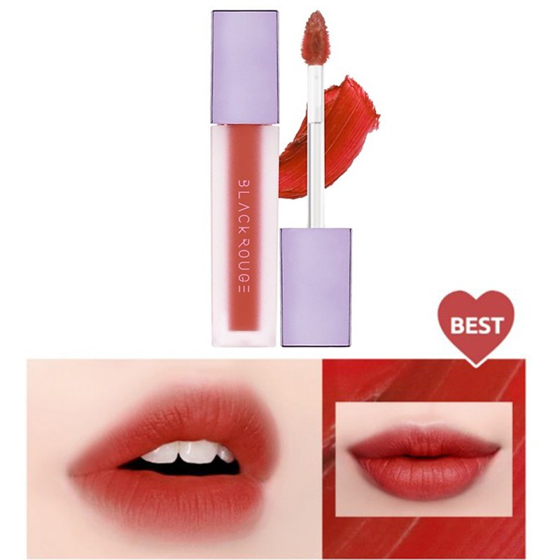 Màu hồng cháy của Black Rouge Air Fit Velvet Tint