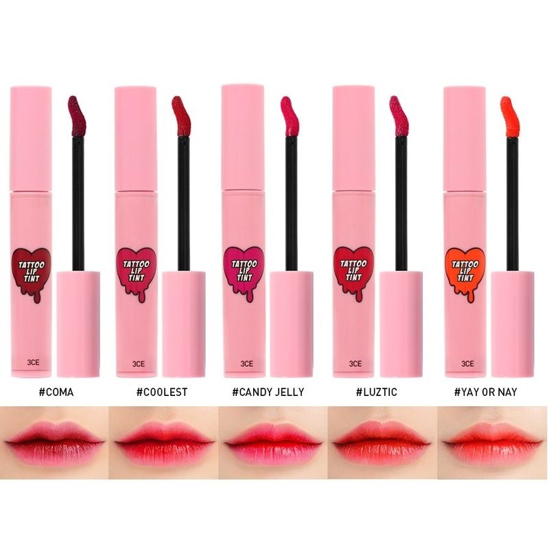 Bộ sưu tập 3CE Tattoo Lip Tint