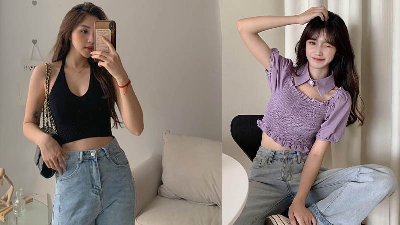 shop bán áo croptop đẹp trên shopee