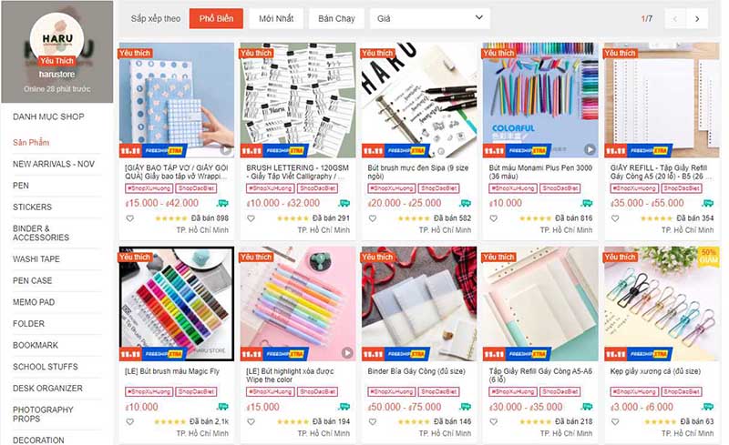 Top 5 shop bán đồ dùng học tập trên Shopee giá tốt - Shopee Blog