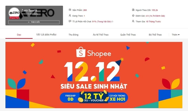 Shop bán đồ nam đẹp Zerosport