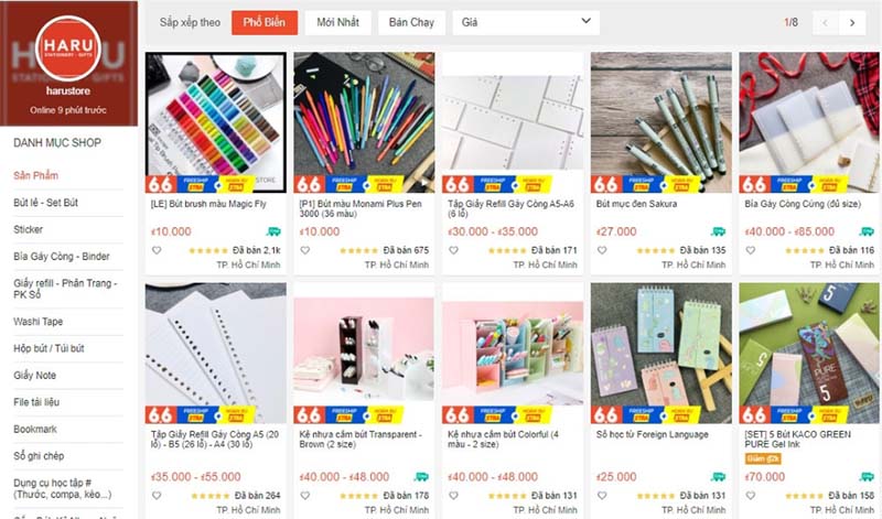 Haru store thế giới của các cô nàng mê Bullet Journal phong cách Hàn