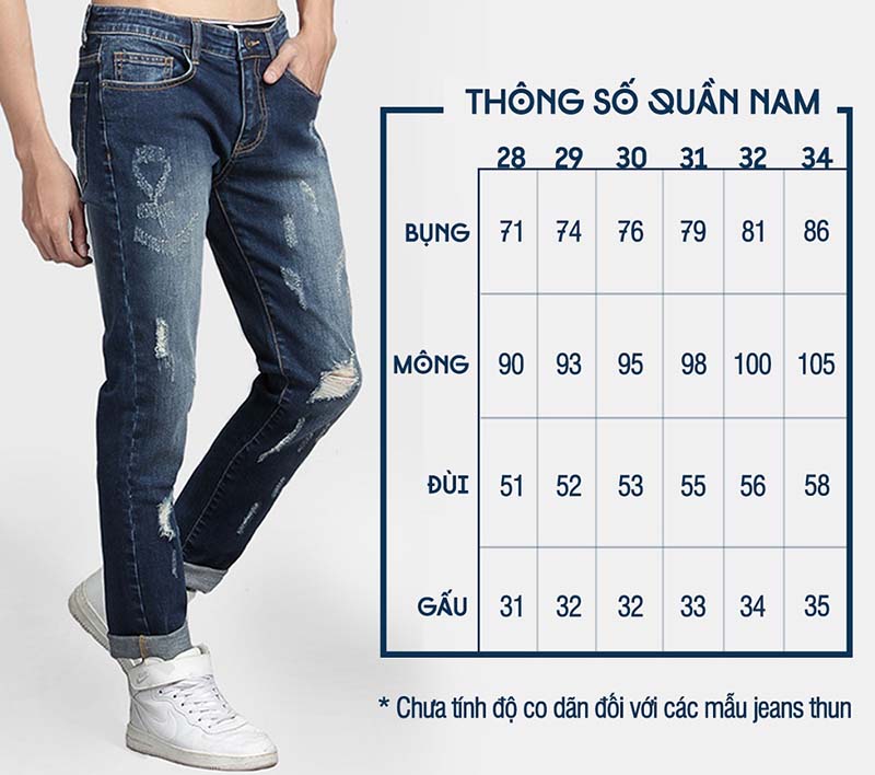 2 Cách Chọn Size Quần Jean Nữ Chuẩn Xác Bạn Đã Biết Chưa   JP FASHION