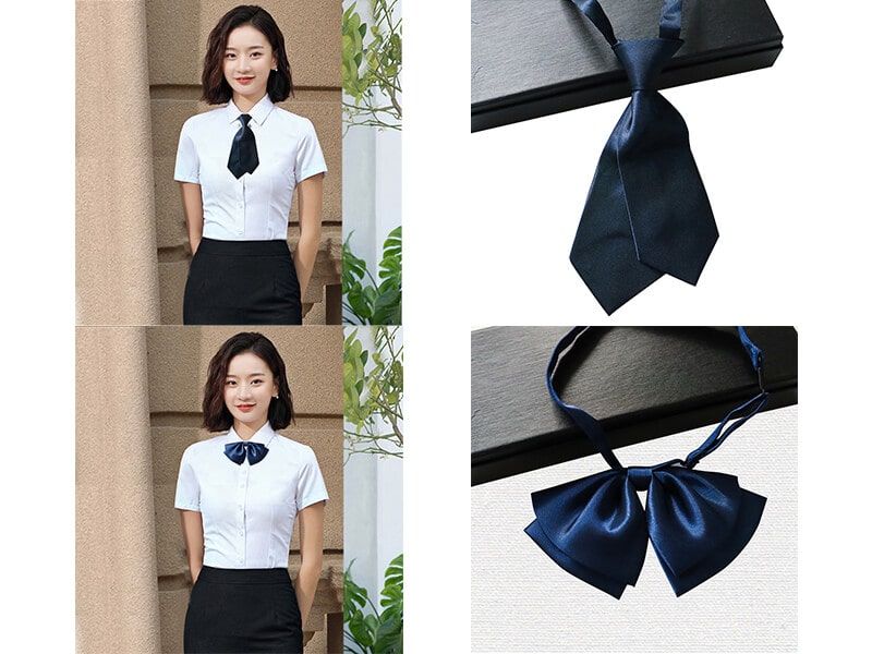 Có những loại cà vạt nào phù hợp với kiểu thời trang nữ Hàn Quốc?
