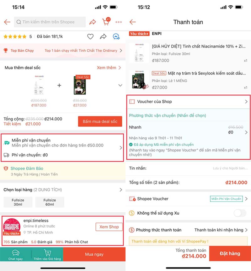 Cách săn mã miễn phí vận chuyển tại các shopee yêu thích và shopee mall.