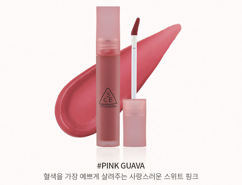 Son 3CE – Dòng Blur Water Tint Màu Pink Guava