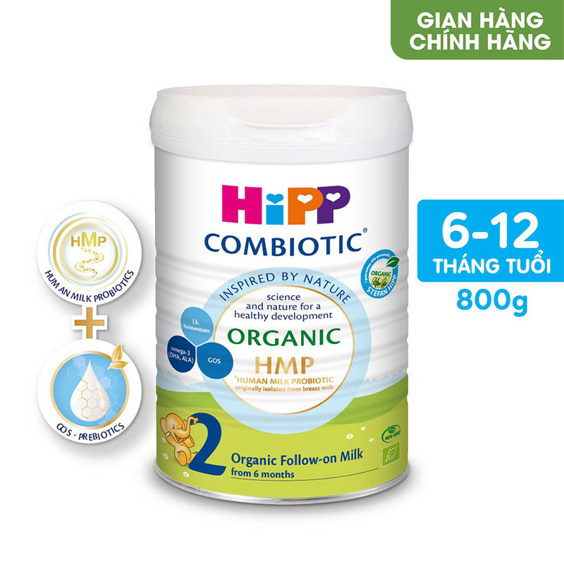 Sữa bột công thức HiPP 2 Organic Combiotic 