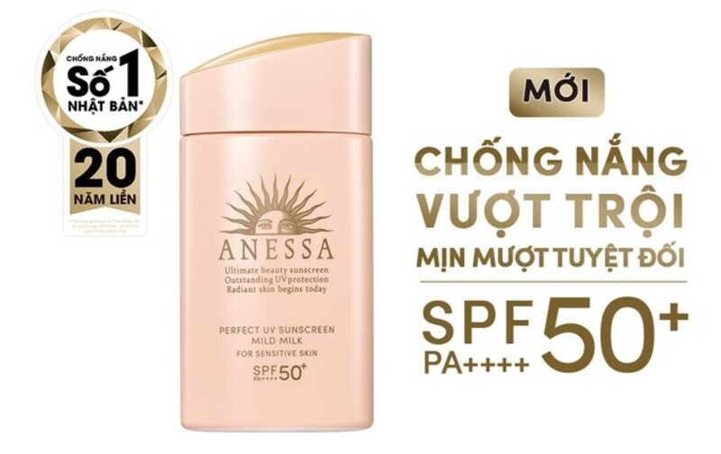 Các loại kem chống nắng Anessa