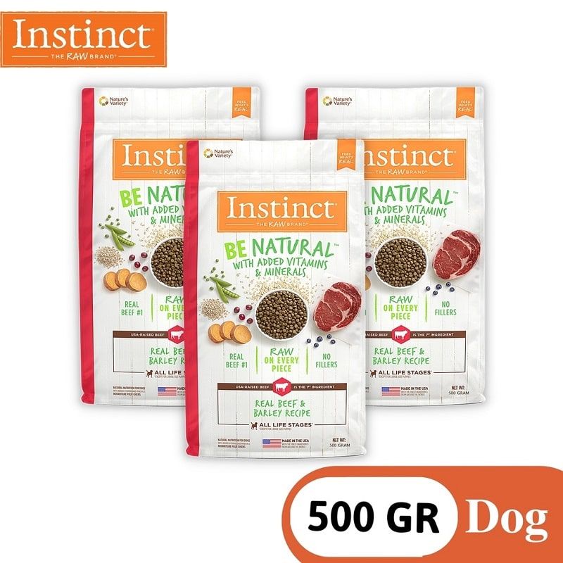 Đồ ăn khô cho chó Instinct Be Natural Real Beef 