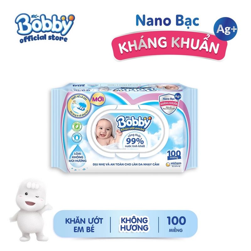 khăn ướt trẻ em Bobby