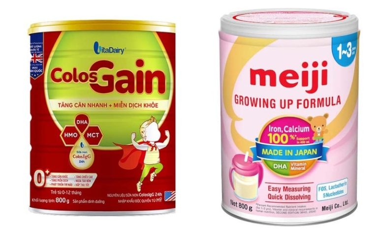 Review top 07 sữa tăng cân cho bé 2 tuổi phổ biến trên thị trường