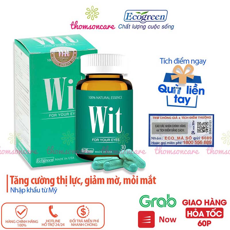 Review chi tiết thuốc bổ mắt Wit có tốt không? 2