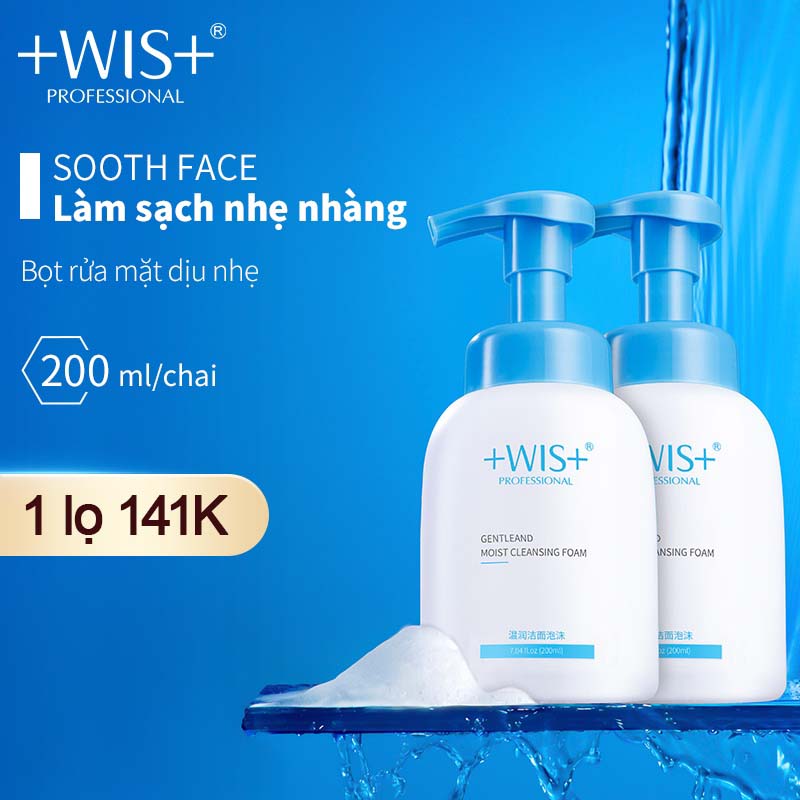 Review sữa rửa mặt Wis tạo bọt dành cho da dầu 1