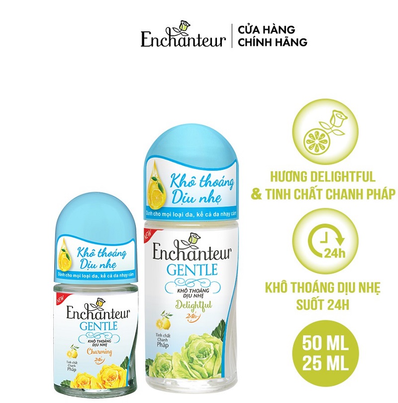 Lăn khử mùi Enchanteur Gentle Charming 50ml 