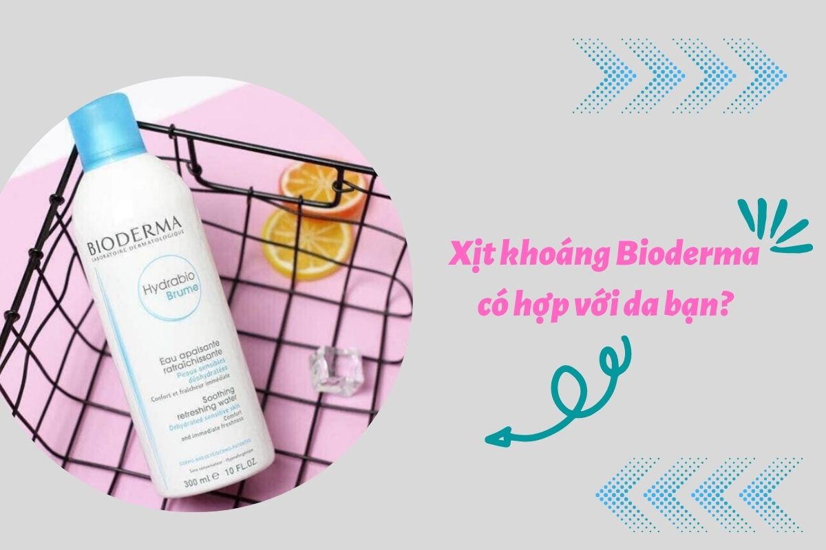 review xịt khoáng bioderma