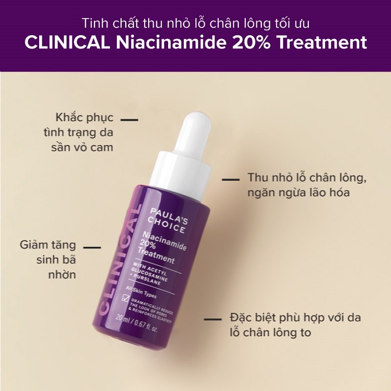 Sản phẩm chứa Niacinamide Vitamin C 