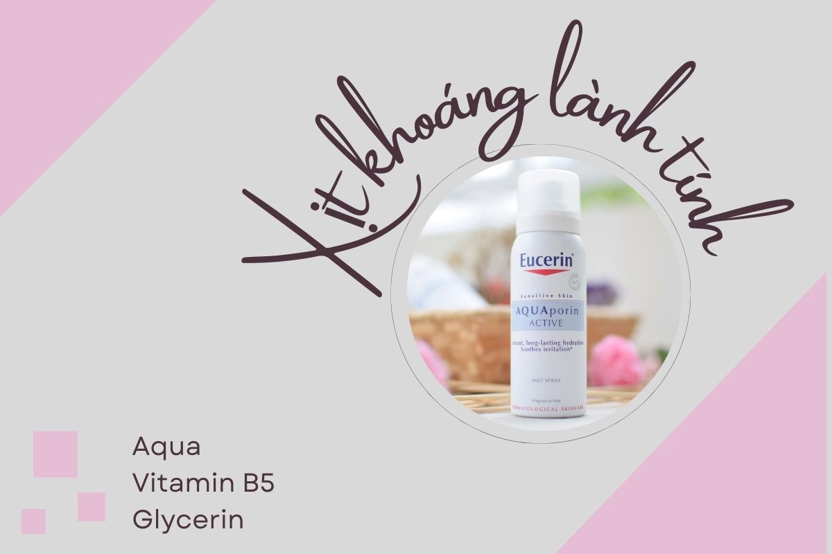 Review xịt khoáng Eucerin có thực sự lành tính cho da nhạy cảm?