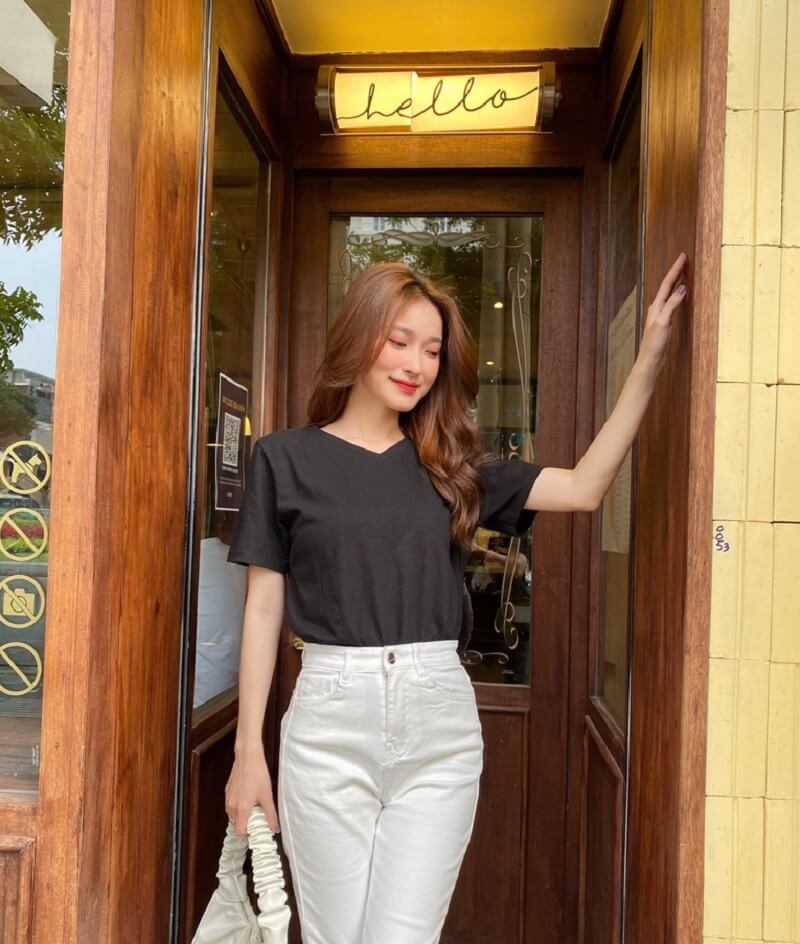 Phối đồ đi chơi hè cùng áo thun
